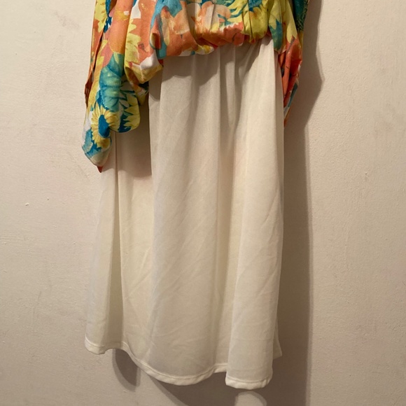 J.Taylor sz 10 Sunflower Multi Floral Print Sleeveless Dress NWT - Picture 8 of 14